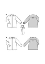 Patron Burda n°5619 : Blouse
