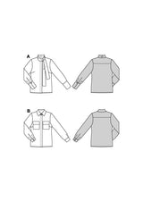 Patron Burda n°5622 : Blouse