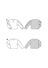 Patron Burda n°5623 : Sweatshirt