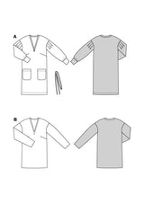 Patron Burda n°5627 : Robe & T-shirt