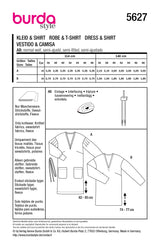 Patron Burda n°5627 : Robe & T-shirt