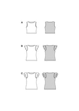 Patron Burda n°5629 : Top