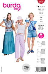 Patron Burda n°5629 : Top