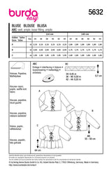 Patron Burda n°5632 : Blouse