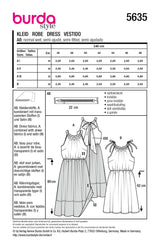 Patron Burda n°5635 : Robe