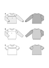 Patron Burda n°5650 : Sweat