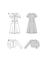 Patron Burda n°5652 : Robe & Veste