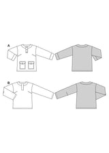 Patron Burda n°5655 : Blouse