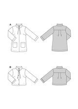 Patron Burda n°5656 : Parka