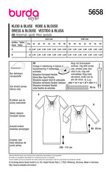 Patron Burda n°5658 : Robe & Blouse