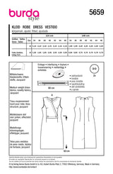 Patron Burda n°5659 : Robe