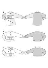 Patron Burda n°5661 : Chemise & Veste
