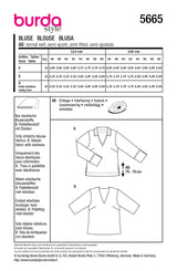Patron Burda n°5665 : Blouse