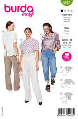 Patron Burda n°5687 : Blouse