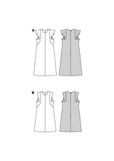 Patron Burda n°5719 : Robe