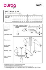Patron Burda n°5723 : Blouse