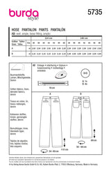 Burda Boss N ° 5735: pantalones