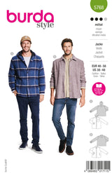 Patron Burda n°5768 : Veste