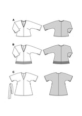 Patron Burda n°5776 : Blouse