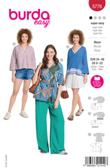 Patron Burda n°5776 : Blouse
