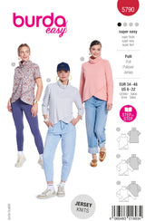 Patron Burda n°5790 : Pull