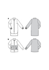 Patron Burda n°5800 : Blouse