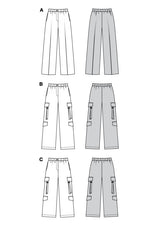 Patron Burda n°5801 : Pantalon