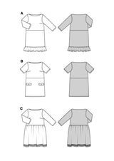 Patron Burda n°5804 : Robe