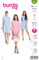 Patron Burda n°5804 : Robe