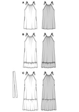 Patron Burda n°5810 : Robe