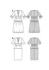Patron Burda n°5820 : Robe