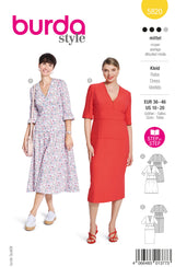 Patron Burda n°5820 : Robe