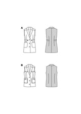 Patron Burda n°5827 : Veste