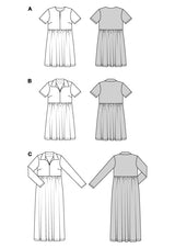 Patron Burda n°5829 : Robe