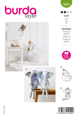 Patron Burda Enfant n°5833 : Animal en peluche