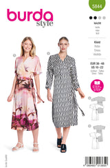 Patron Burda n°5844 : Robe