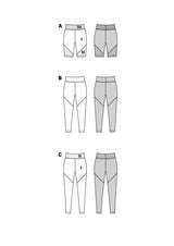 Patron Burda n°5850 : Leggings