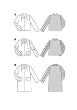 Burda Boss N ° 5855: chaqueta y abrigo