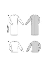 Patron Burda n°5859 : Robe & T-shirt