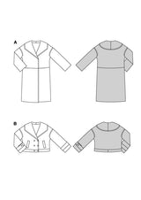 Burda Boss N ° 5860: Chaqueta y abrigo