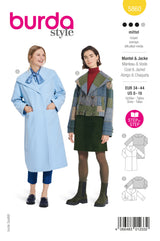 Burda Boss N ° 5860: Chaqueta y abrigo