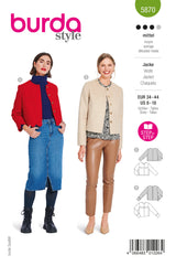 Patron Burda n°5870 : Veste