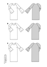 Patron Burda n°5875 : Robe