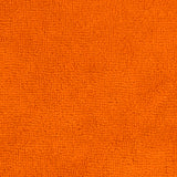 Tissu éponge bambou orange vendu au mètre