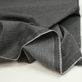 Tissu tailleur en laine mélangée à chevrons gris