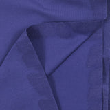 Jersey de algodón orgánico de índigo azul