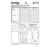 Patron Burda n°6773 : Ensemble robe & veste