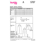 Patron Burda n°5707 : Pantalon