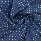 Matelassé Chambray printed pea