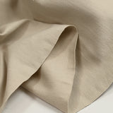 French terry organic cotton jersey light beige